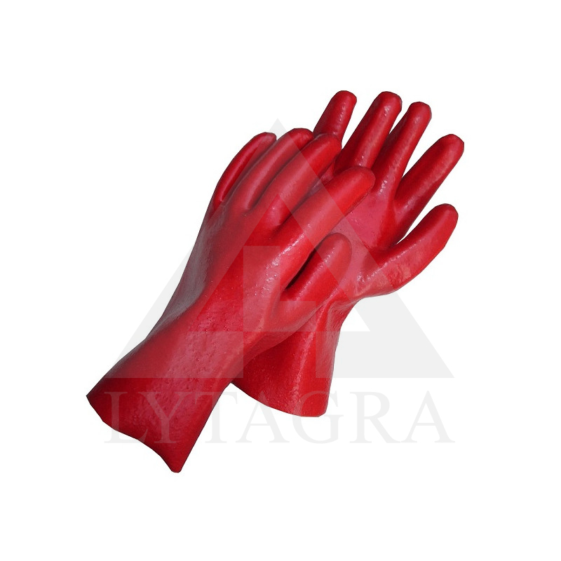 PIRŠTINĖS PVC RAUDONOS 40CM PRDG-1305/