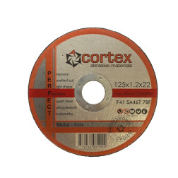 DAA Met/ Inox 125x1.2x22.2 SA 46TBF F41 80m/s Cortex Perfect