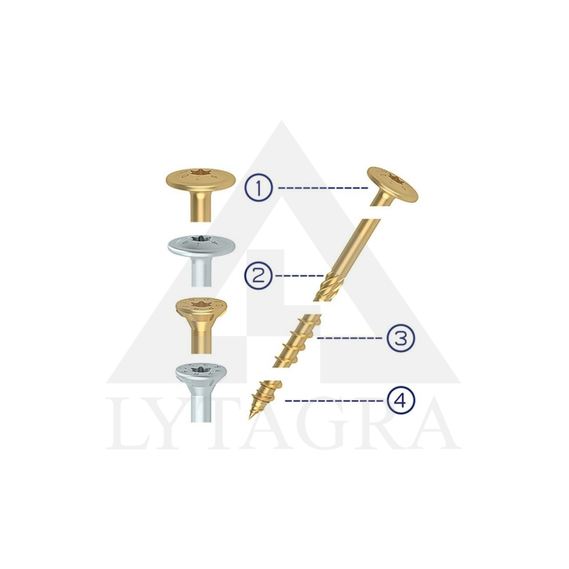 Medsraigtis 6.0-80/48 zng T30 did.galv. GPR (100)