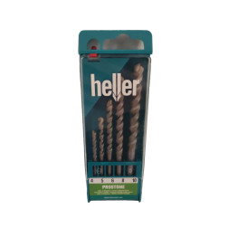 Grąžtas betonui 3015 4/5/6/8/10 PROSTONE (5 vnt rinkinys) Heller