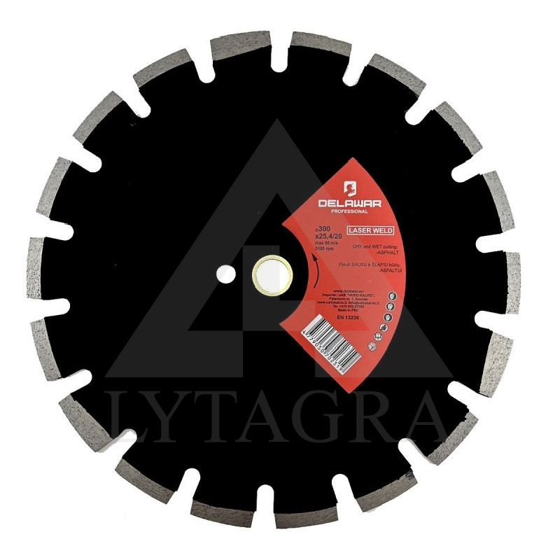 Diskas deiman DELAWAR Asphalt/Laser D300