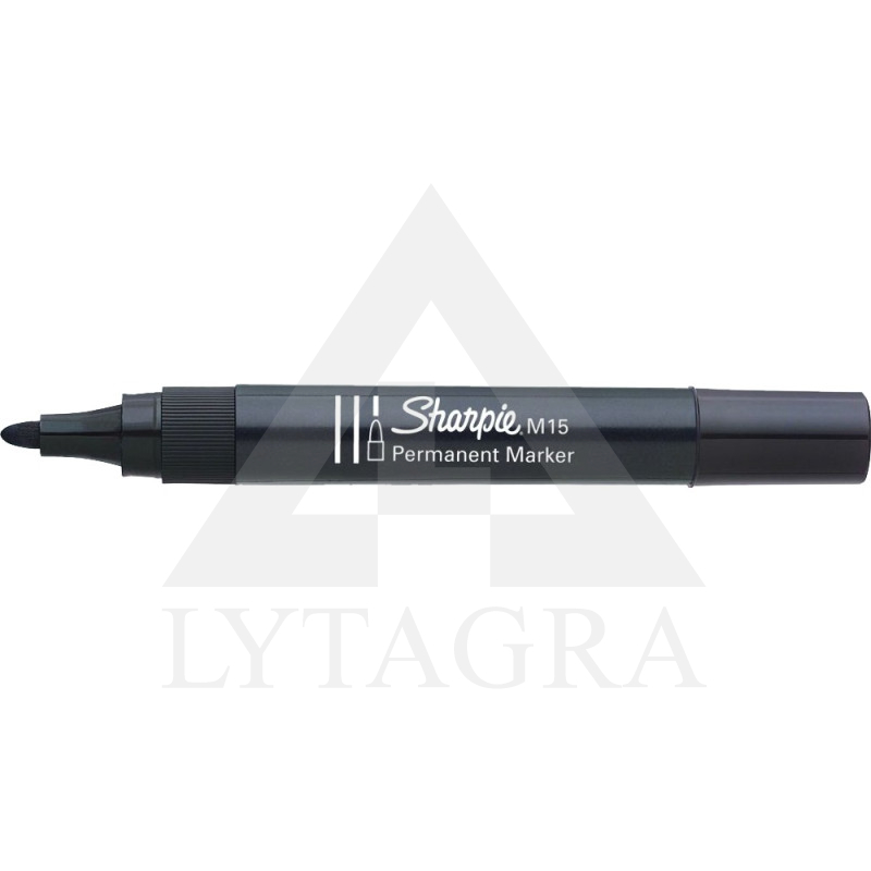 Markeris „Sharpie" juod. sp., M15 apval.