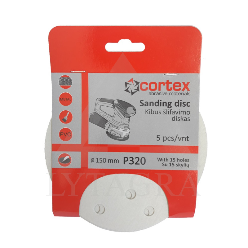 Diskas kibus Cortex P320 150mm 15 skyl ( 5 vnt )