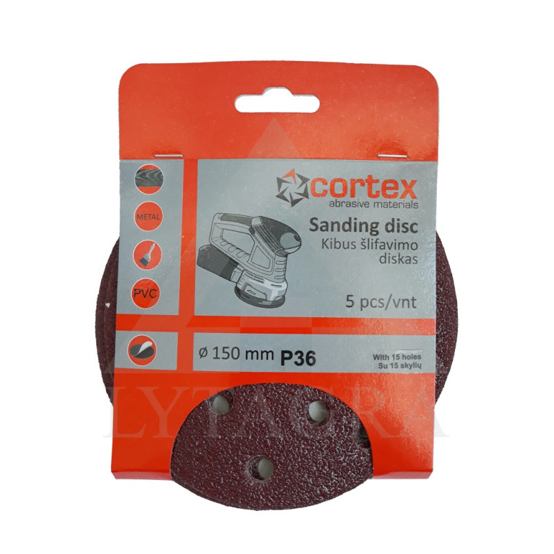 Diskas kibus Cortex P36 150mm 15 skyl ( 5 vnt)