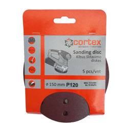 Diskas kibus Cortex P120 150mm 15 skyl ( 5 vnt )