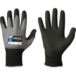 PIRŠTINĖS SUPERFLEX APLIETOS NITRO MIKROPUTA 10 D 114.0766/10