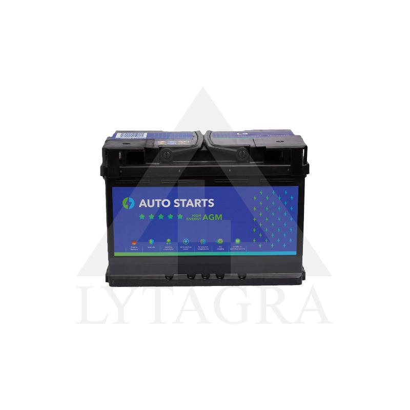 AKUMULIATORIUS 12V 70AH 760A HIGH ENERGY AGM
