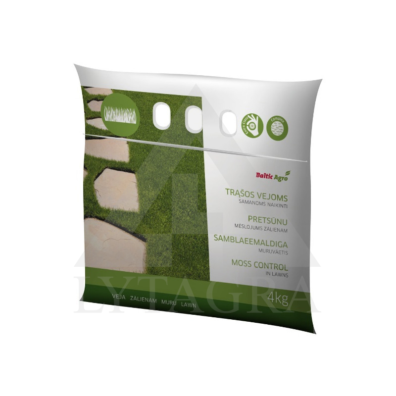 VEJŲ TRĄŠOS 4KG. LAWNFERTILIZ