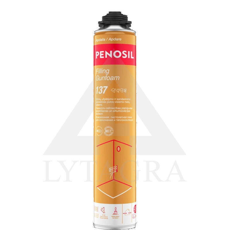 PENOSIL Filling Gunfoam 137 pistoletinės sandarinimo putos, 650 ml