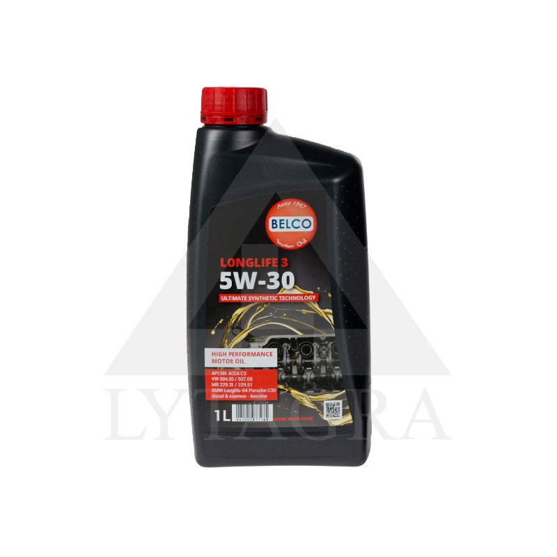 Alyva BELCO LONGLIFE 3 5W30 1L