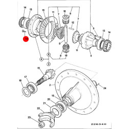 Varžtas m10x25mm JCB 826/01084