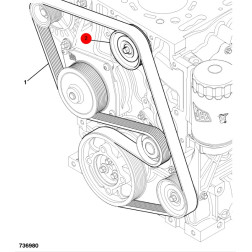 Parazitinis ritinėlis 320/08564 320/08923 JCB