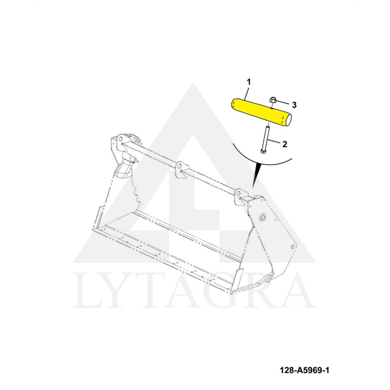Kaištis 811/90485 811/80018 JCB 198x38mm