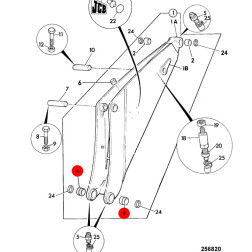 Įvorė 809/00131 JCB 60x70x62mm