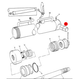 Įvorė 1208/0022 JCB 49,5x49,5x107mm