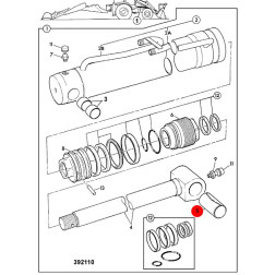 Įvorė 1208/0015 JCB 45x52x69mm