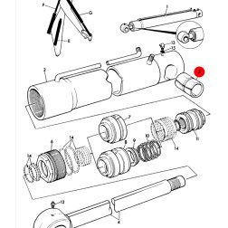 Įvorė 1209/0023 JCB 53x59x115mm