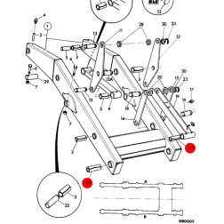 Įvorė 1208/0032 JCB 45,95x51,50x172