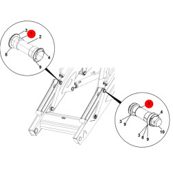 Įvorė 809/10030 JCB 46x52x20mm