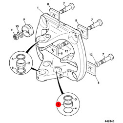 Įvorė 808/00388 JCB 74,5x90x34