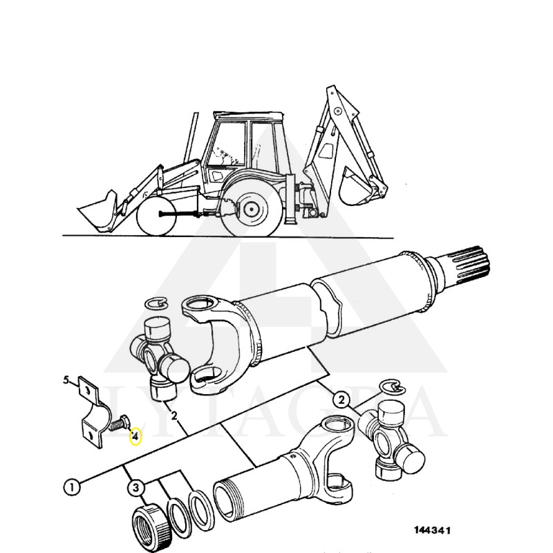 Varžtas 826/00892 JCB m9x29mm