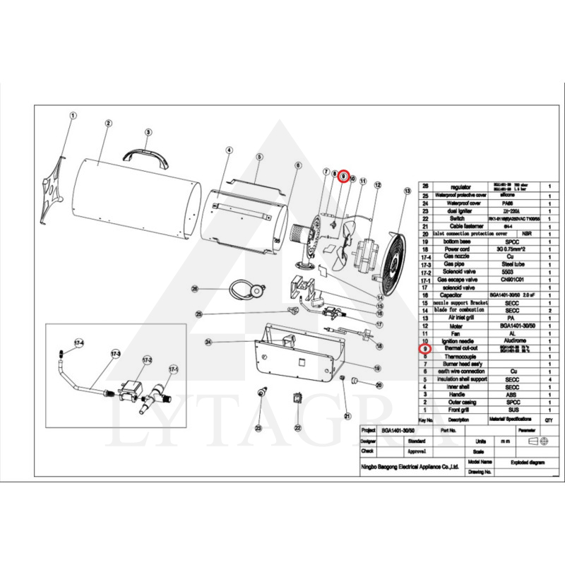 Šiluminis jungiklis Stromtec 1605064