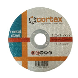 18218 DAA METALUI 125x1.2x22 A30 RBF  F41 80M/S CORTEX