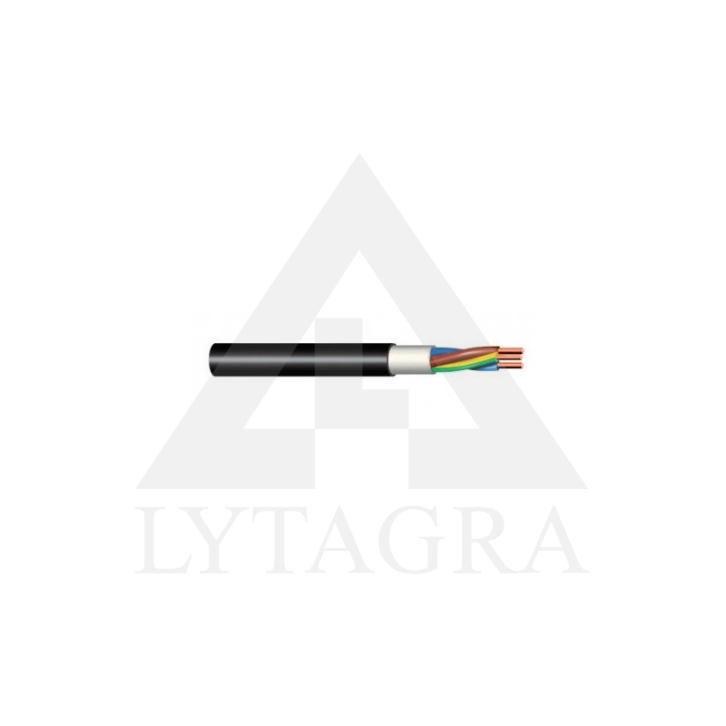 Kabelis CYKY-J 3x1.5 750V juodas