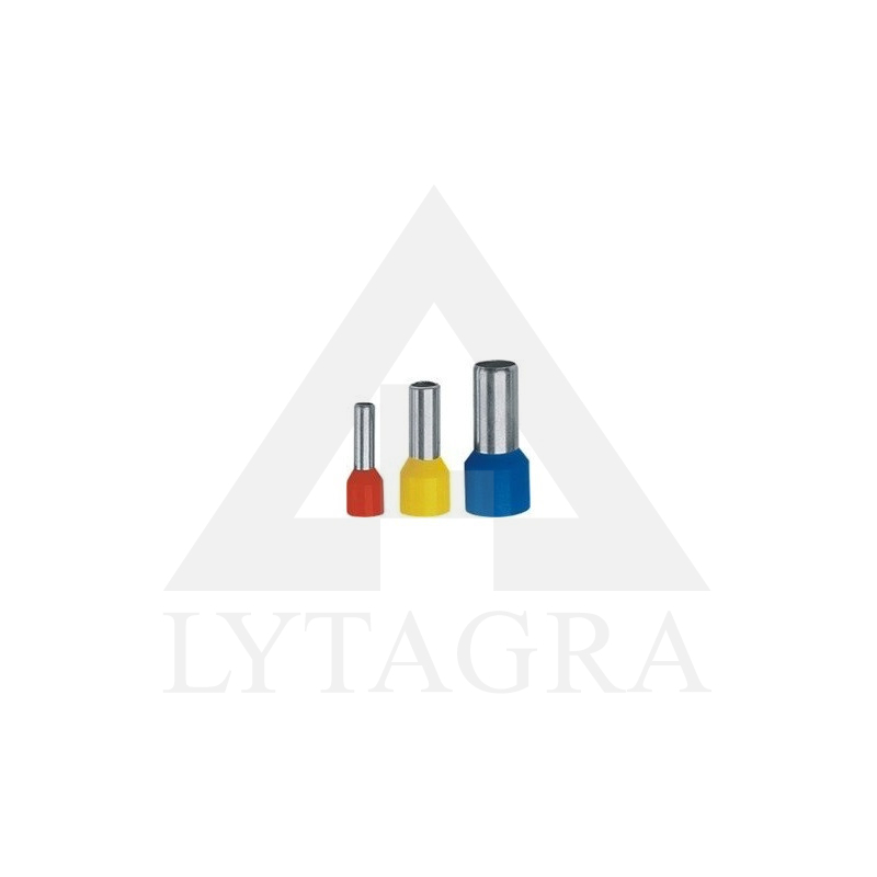 Variuotas vamzdinis antgalis su izoliacija TE 2.5-12 (100 vnt.)