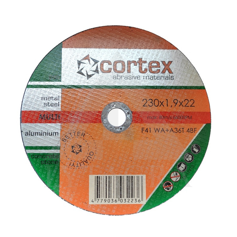 DAA Multi 230x1.9x22 WA 36T 4BF F41 80 m/s Cortex BQ