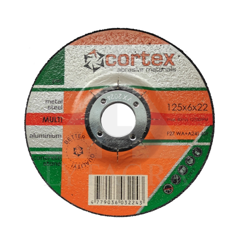 DŠA Multi 125x6x22 WA 24T 4BF F27 80 m/s Cortex BQ