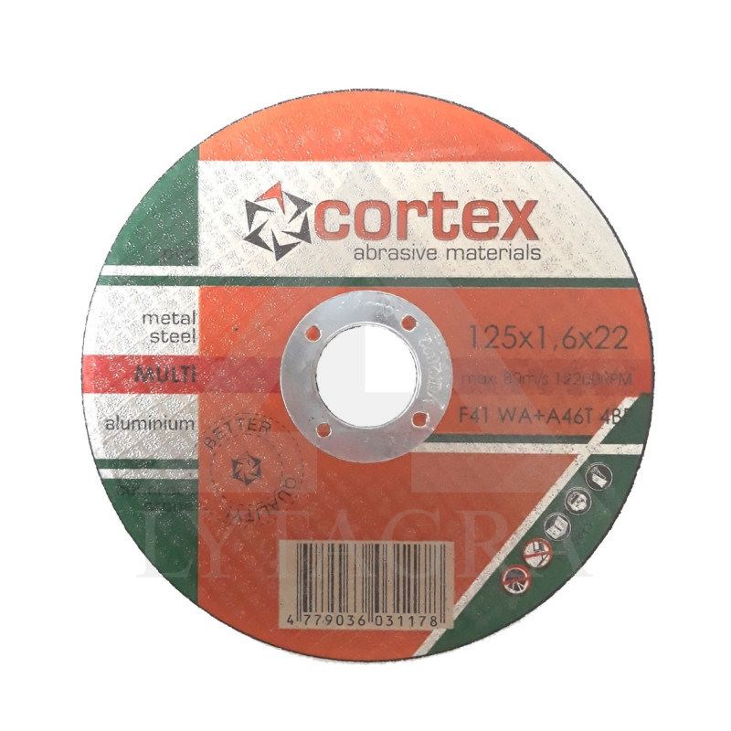DAA Multi 125x1.6x22 WA 46T 4BF F41 80m/s Cortex BQ