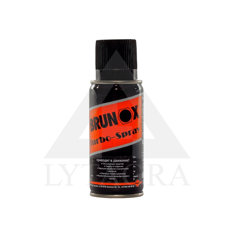 Antikorozinė daugiafunkcinė purškimo priemonė BRUNOX TURBO SPRAY, 100 ml
