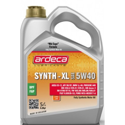 Sintetinė variklinė alyva Ardeca SYN-TEC 5W-40. 5L