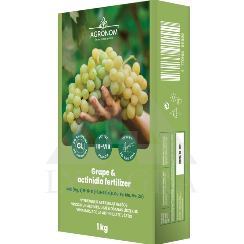 VYNUOGIŲ IR AKTINIDIJŲ TRĄŠOS 1KG