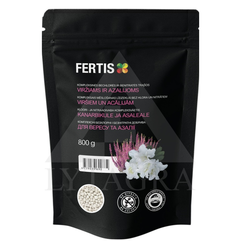 Fertis kompleksinės trąšos "Viržiams ir azalijoms", be chloro ir nitratų, 0.8 kg