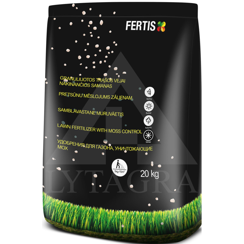 FERTIS kompleksinės trąšos samanotoms vejoms, 20 kg