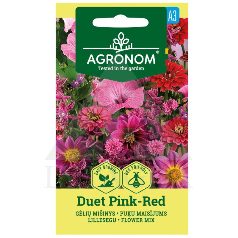 AGR GĖLIŲ MIŠINYS DUET PINK-RED