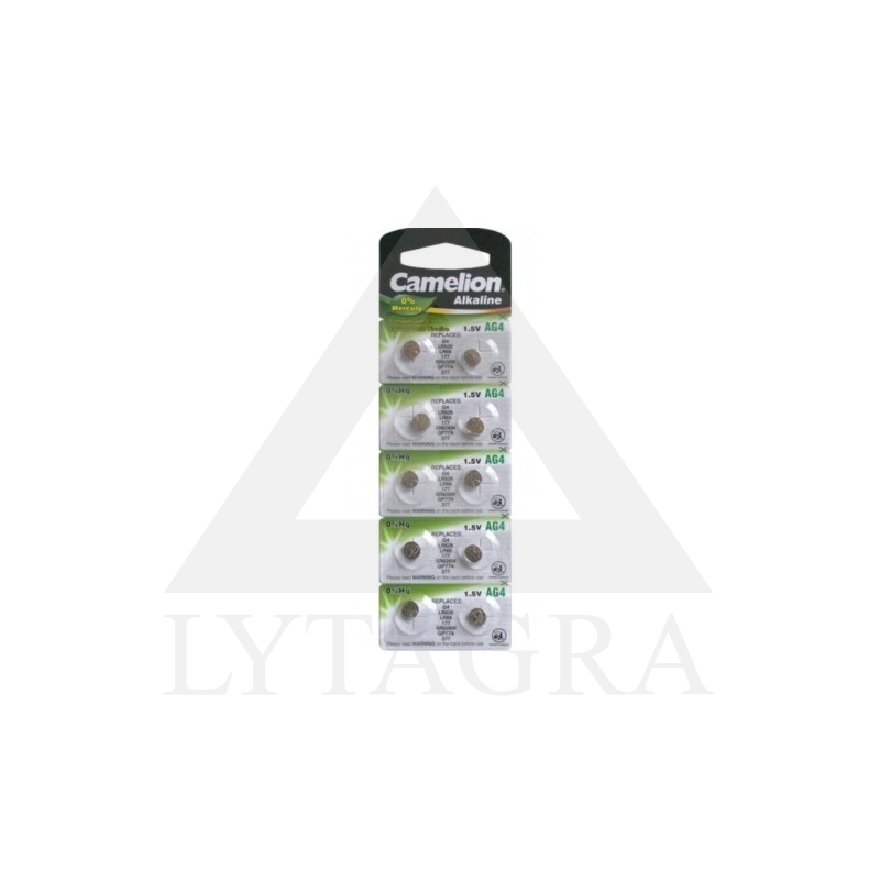 Mikro el. be gyv. 1,5 V LR66/AG4, 10 vnt.
