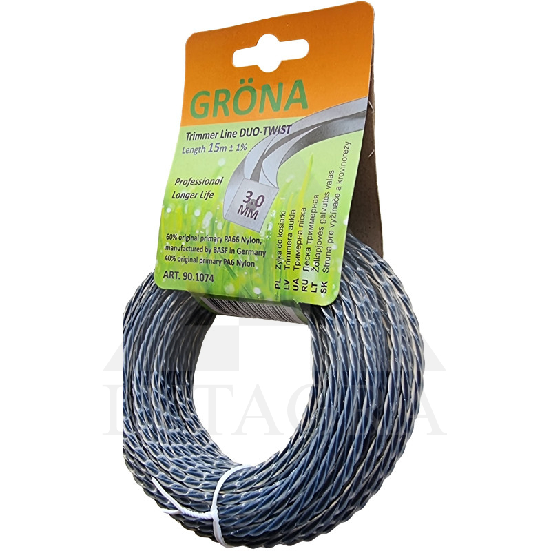 Trimerio valas 3,0x15 sukiet. kvad. forma Grona 90.1074