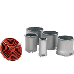 Karūnų pagr. su centr. grąžtu 73 - 113 mm