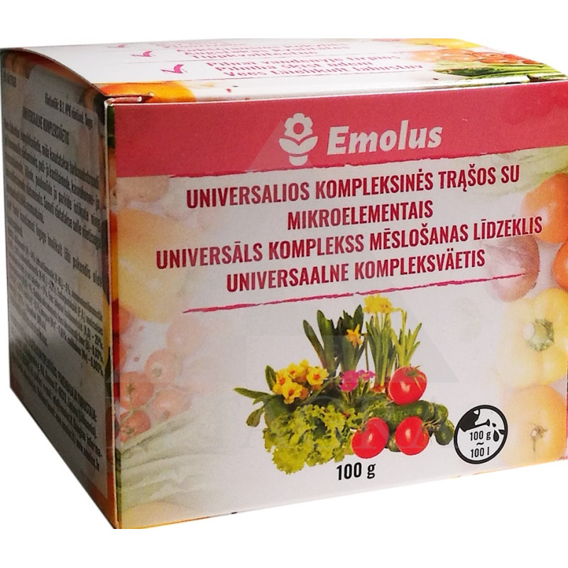 UNIVERSALIOS TRĄŠOS PAPILDOMAM TRĘŠIMUI NPK 100G  14-11-25+ME KOMBI