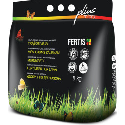 FERTIS plius micro kompleksinės benitratės  trąšos vejai, 8 kg