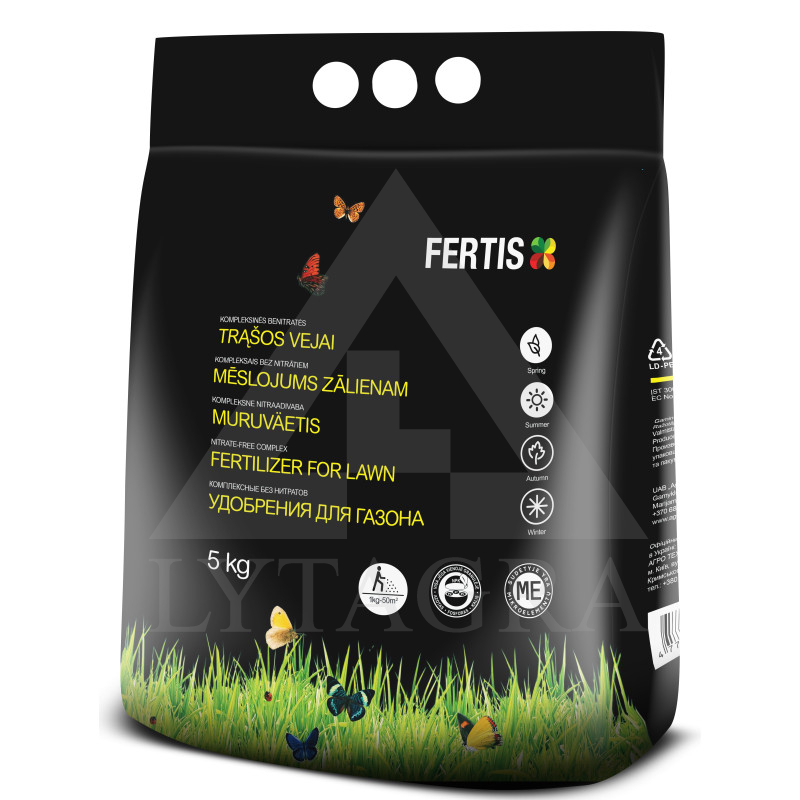 FERTIS kompleksinės trąšos vejai, be nitratų, 5 kg