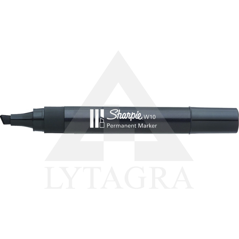 Markeris „Sharpie" juod. sp., W10 plokšč.