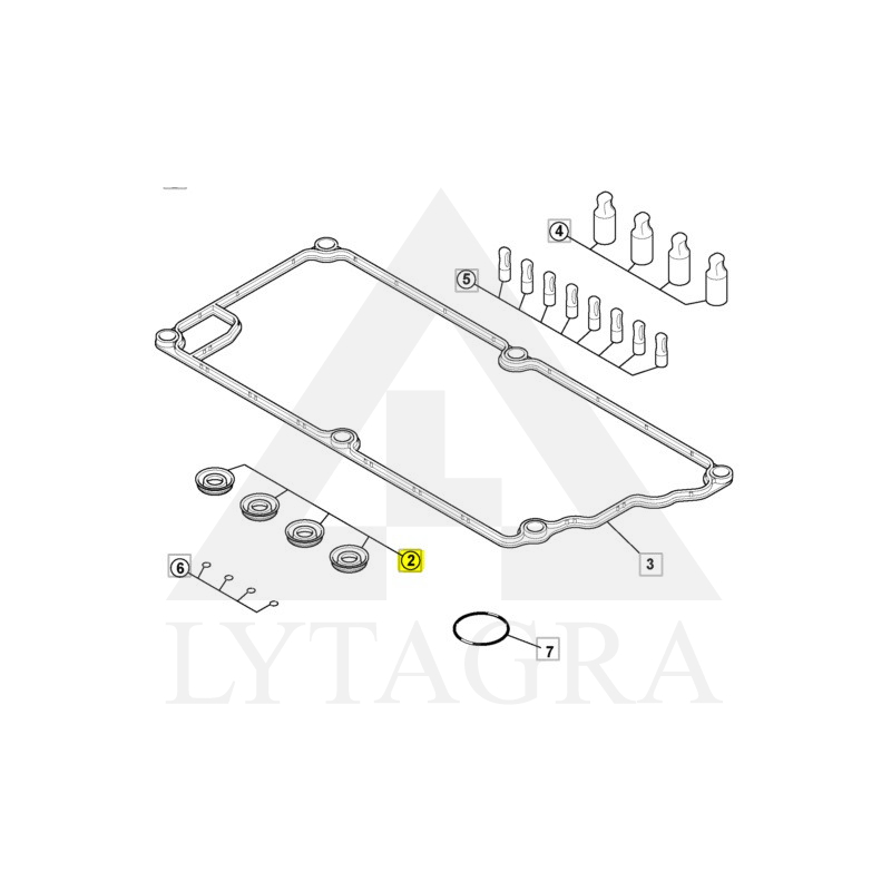 Kuro pukrštuko riebokšlis 320/07504 JCB16x32x9