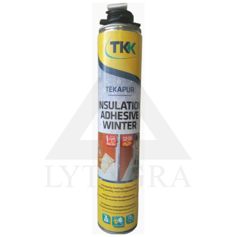Izoliacinių plokščių klijai žieminiai TEKAPUR WINTER, 800 ml