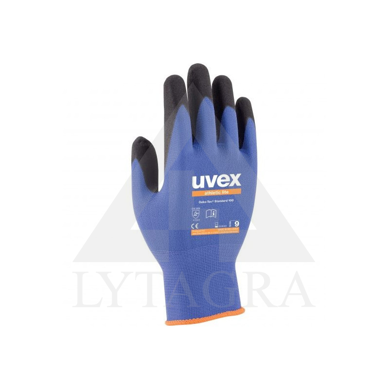 PIRŠTINĖS APLIETOS PU UVEX ATHLETIC LITE D11PRDA-6002711