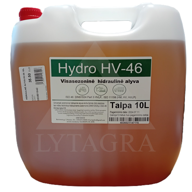 HIDRAULINĖ ALYVA HVLP-46 10L