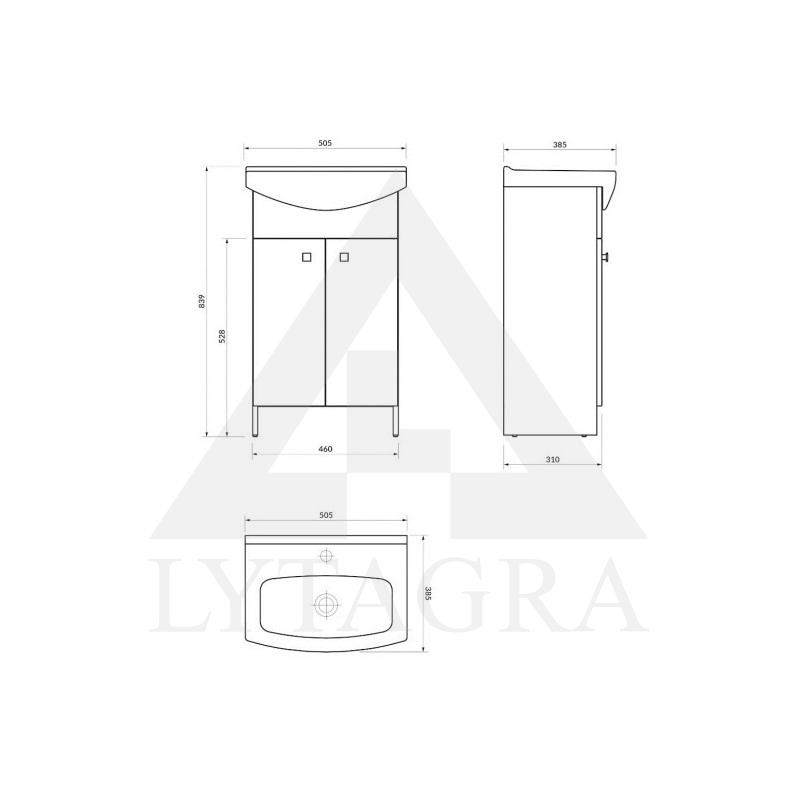 KOMPLEKT.SPINT.PR. IR MAIŠ.CERSANIA 50